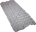 Disc-O-Bed XL Quilted Disc-Pad Portable Camping Cot Accessory Inflatable Mattress Sleeping Pad with Patch Kit and Carry Bag Gray
