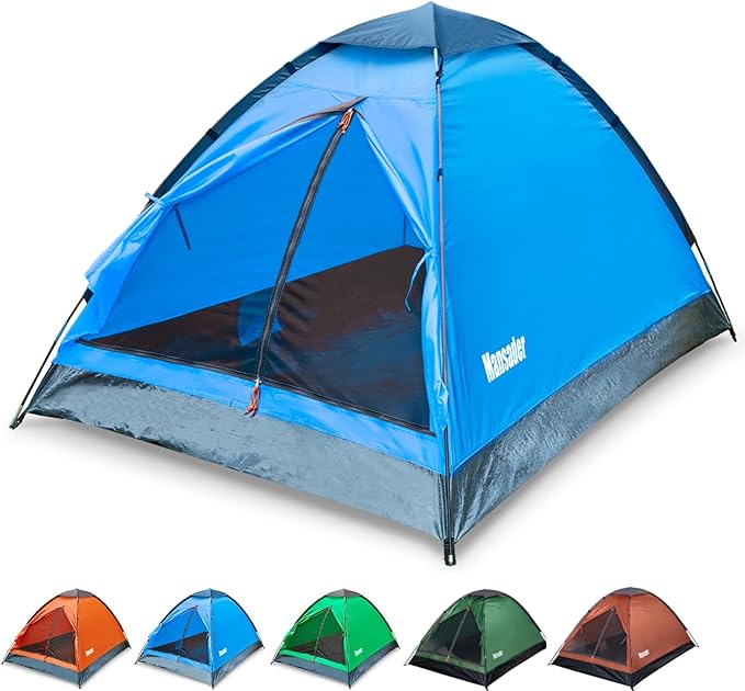 2 Person Camping Dome TentWaterproof Lightweight Portable Tents for Outdoor Camping Hiking Travel