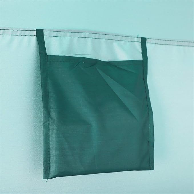Camping Shower Tent Portable Outdoor Pop-up Toilet Dressing Fitting Room Privacy Shelter Tent Army Green (3.94 x 3.94 x 6.23)'