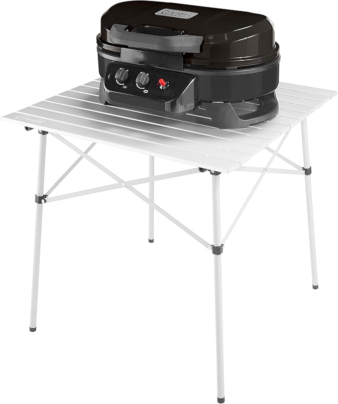 Coleman RoadTrip 225 Portable Tabletop Grill 2-Burner Gas Grill with Matchless Ignition &amp Adjustable Temperature Control 11000 BTUs of Power for Grilling Tailgating Camping BBQ &amp More