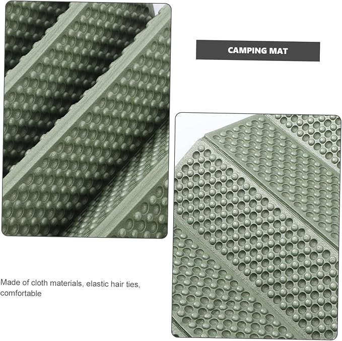 Water-Resistant Foldable Camping Pad with Aluminum Film Thick Multi-Function Outdoor Picnic Mat for Hiking Sleeping Crawling and Pet Play Portable Foldable Sitting Cushion for