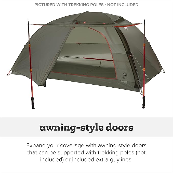 Big Agnes Copper Spur UL - Backpacking Tent for Camping 3 Season Ultralight Waterproof Anodized Poles