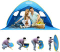 2 Second Easy Setup Pop Up Beach Tent for 2-3 PersonUPF 50+ UV Protection Beach ShadeWind Resistant Sun Protection Family Sun ShelterPortable Lightweight Cabana Canopy with Handy Carry Bag