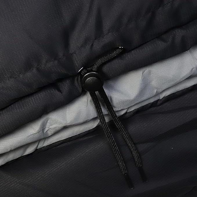 Thermotuff Wearable Sleeping Bag with Dual Hoodie Zippered Arm Holes Pockets &amp Adjustable Drawstring - Ideal for Camping Cold Weather Hiking and Stadium Sak Blanket
