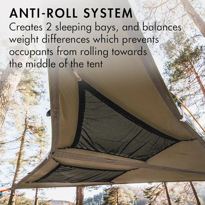 Tentsile Connect V3 2-Person Tree Tent Hammock The Original Tree Tent Company 880 Pound Capacity Portable Treehouse Heavy Duty Ratchets Included Designed in The UK