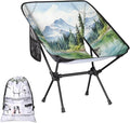 Honeybaby Folding Camping Chair Mountain River Camping Chairs Lightweight Portable Chair Outdoor Foldable Chairs for Camping Travel Picnic Beach Hiking