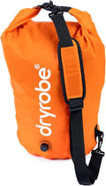 Dryrobe Travel Compression Bag - Large Compact Waterproof Bag for Travel &amp Sports Storage - Wet Bags for Swimming/Surfing/OCR - Stuff Sack for Wet Clothes with Roll Up Closure - 33 L - Orange