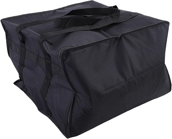 Pssopp Insulated Pizza Delivery Bag 20 x 20 x 14 Inch Portable 600D Oxford Fabric Thermal Food Bag Carrier for Grocery Shopping Catering