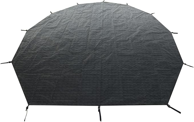 Bell Tent Footprint Waterproof PU5000mm Upgraded Material 120gsm PE Round Tarp Groundsheet Tent Floor Mat Rug Tarp Carpet Groundsheet for Canvas Yurt Tent Accessories Camping &amp Hiking