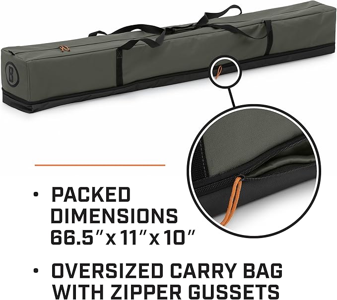 Bushnell Tent | Instant Pop Up 3P / 4P/ 6P / 8P Hub Style Tents | Best Pop Up Tent for Camping Hiking Family Camping Hunting Fishing and Basecamp