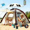 Automatic Inflatable Tent with Air Pump Family Tents for Camping Windproof Waterproof 3 Person Tent Easy Set Up in 2-3 Min Camping Essentials for Backyard Outdoor