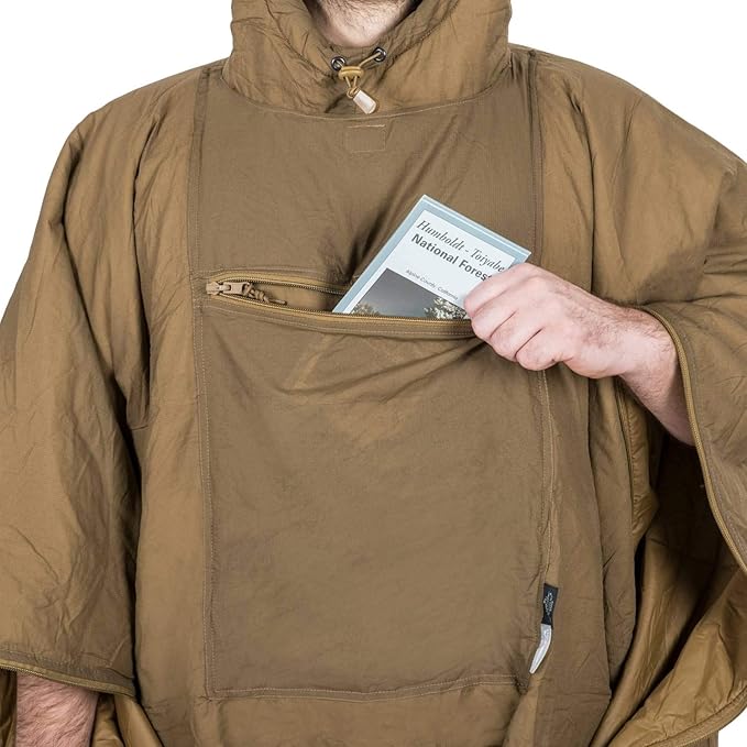 Helikon-Tex Swagman Roll Military Poncho - Multi-purpose Poncho &amp Emergency Poncho - Survival Gear - Woobie Blanket &amp Jacket