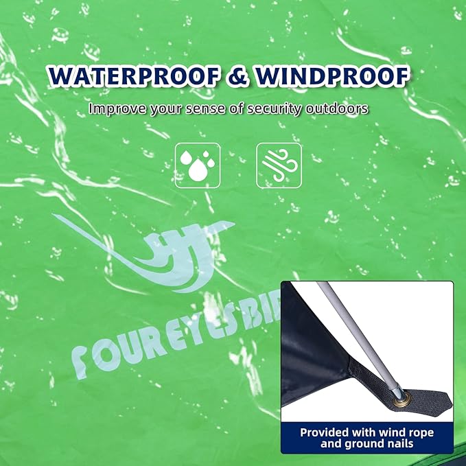 7.2 × 4 × 4 Feet Single Backpack Tent Waterproof Camping and Hiking Tent can be Used by One Person Light and Durable