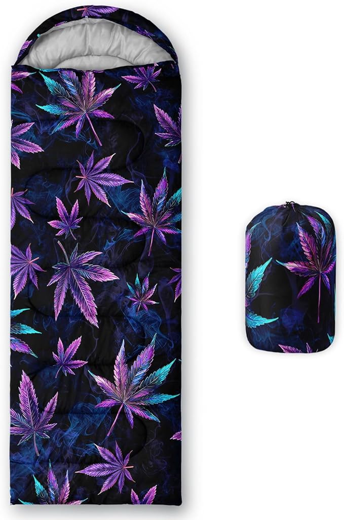 Kids Sleeping Bag for Boys GirlsWestern Cowboy Print-Lightweight Warm Portable Outdoor Indoor-Waterproof Cold Weather Resistant Sleeping Bag for Camping Hiking