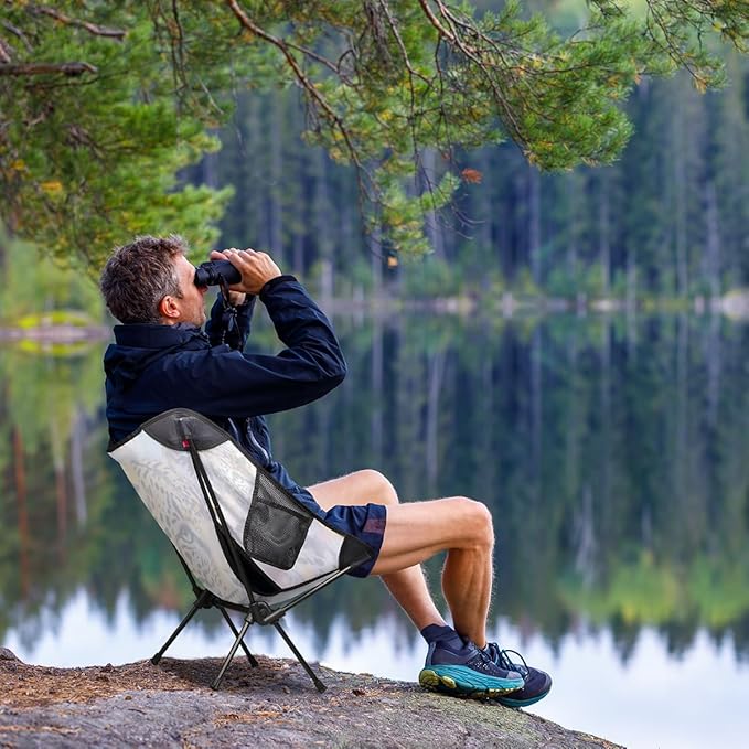 Cute Tiger Camping Chair Lightweight Portable Chairs for Adults Easy Installation Outdoor Foldable Camping Chair for Camping Fishing Hiking Picnic Beach