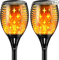 YoungPower 43'' Large Solar Torch Lights Flickering Flames Torches Waterproof Outdoor Flame Decoration Lighting for Yard Driveway 2 Pack