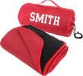 Threadart Personalized Outdoor Rainproof &amp Windproof Thick Stadium Blanket | for Camping Picnic Sports Festivals Football Baseball Concerts Parks Beach 55 x 79