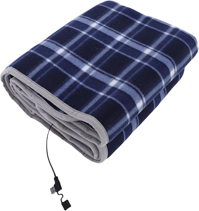 Heated Sleeping Bag Pad Soft Crystal Velvet 5 Heating Zones Adjustable Temperature for Camping and Outdoor Enthusiasts