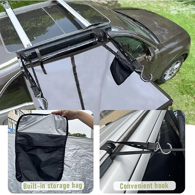 Mobile Privacy Tent - Portable Changing Room for Cars Outdoor Dressing Tent Quick Setup Privacy Shelter for Camping Beach Trips Bathroom Use Trailer Pontoon Car Truck Outdoor Adventures