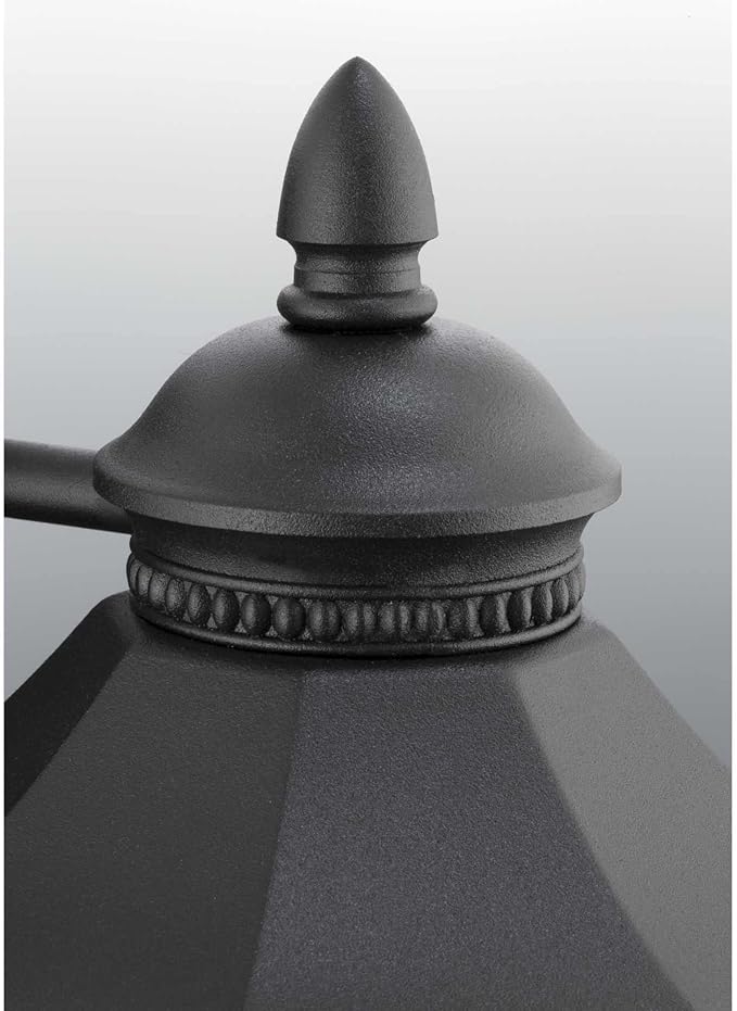 Progress Lighting Edition Collection 1-Light Water Glass Traditional Outdoor Small Wall Lantern Light Antique Bronze