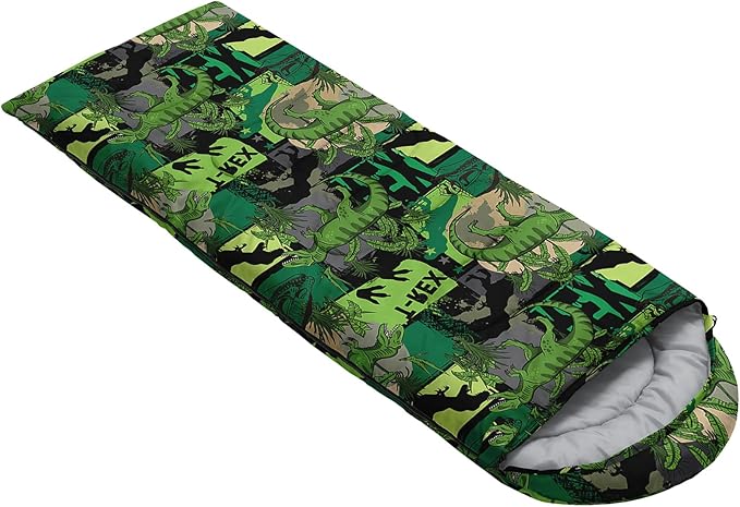 AILONEN Cartoon Car Sleeping BagsLightweight &amp Waterproof3 Season Warm &amp Cool WeatherCute Stars Printed Vehicles Transportation Sleeping Bags for BoysKidsAdults TravellingOutdoors
