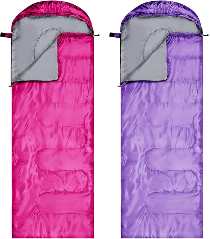 Tudomro Camping Sleeping Bag for Adults Lightweight Packable Waterproof Camping Gear Equipment to Keep Warm for Outdoor Backpacking Hiking Travel