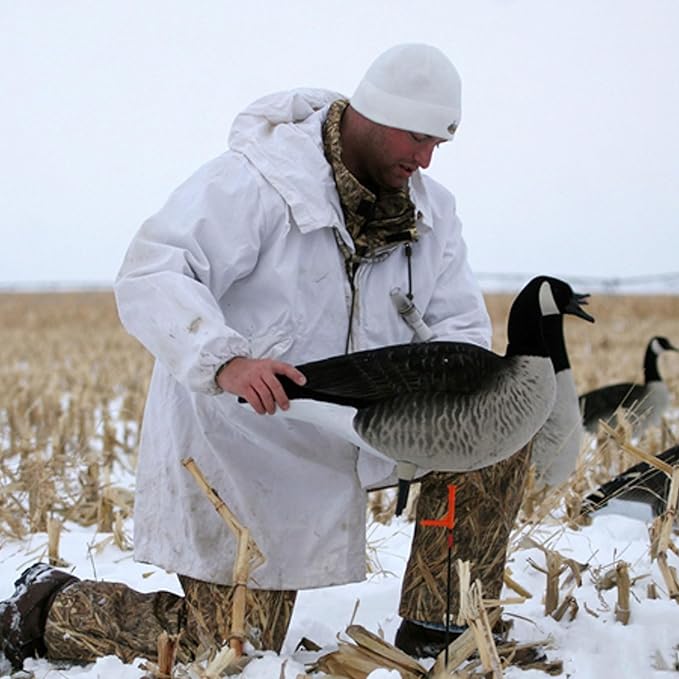 Avery GHG RealMotion Fiberglass Field Stakes with Motion Limiter Tops | for Hunting Motion System Decoy - 12 Pieces per Pack