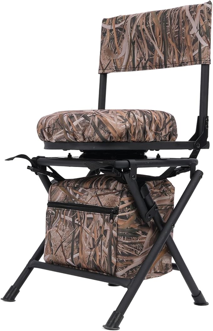 Lightweight Folding Chairs for Outside 360 Degree Camping Chair Portable Fishing Chair Foldable Compact Fishing Stool for Outdoor