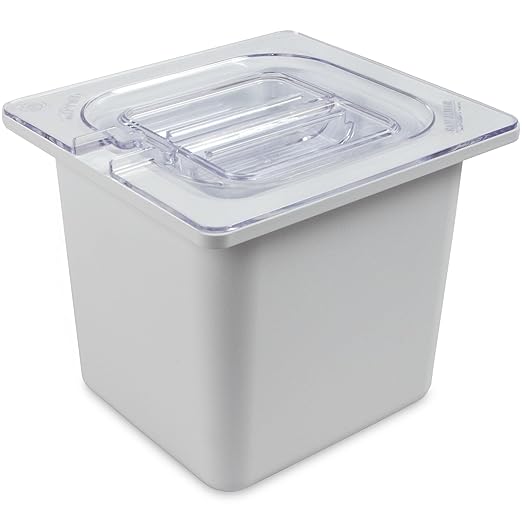 San Jamar - CI7001WH CI7001 Chill-It 1/6 Food Pan 52 oz Capacity White