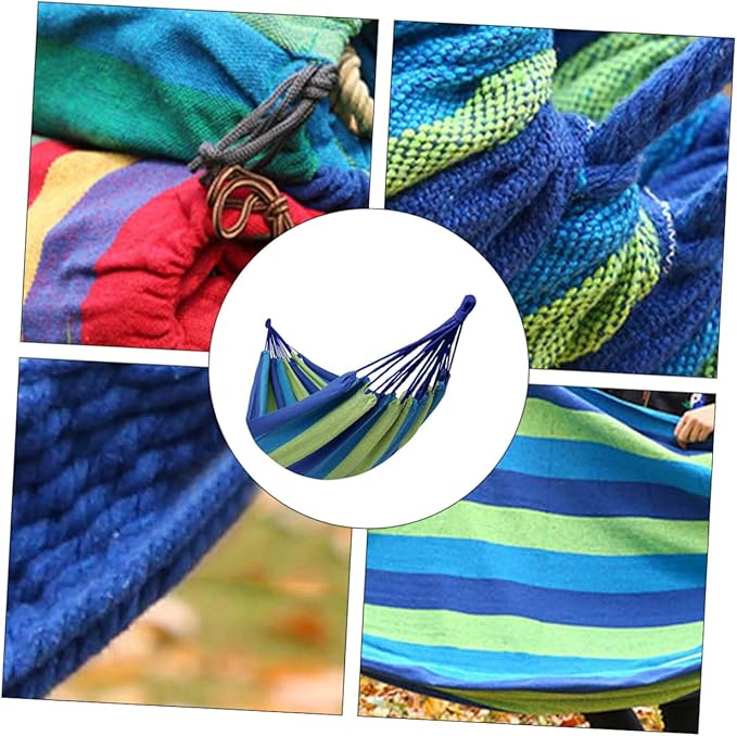 Wide and Thick Canvas Hammock Portable Swing Outdoor Travel Camping Hiking