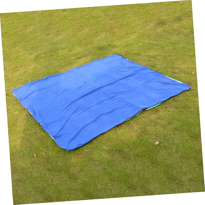 Mikikit Outdoor Ultralight Fleece Sleeping Bag Double-Sided Warm Camping Blanket for Adults Portable Travel Sleep Sack for Camping Hiking and Napping