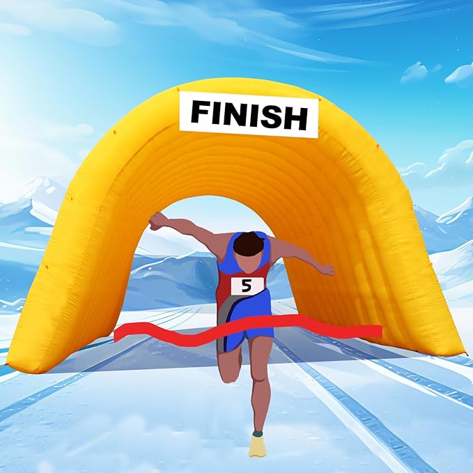 Inflatable Tunnel Sports Tunnel Entrance with Blower Football Tunnel Tent Entryway for Business Advertise Party Exhibition Promotion StreetShopSupermarketSchool
