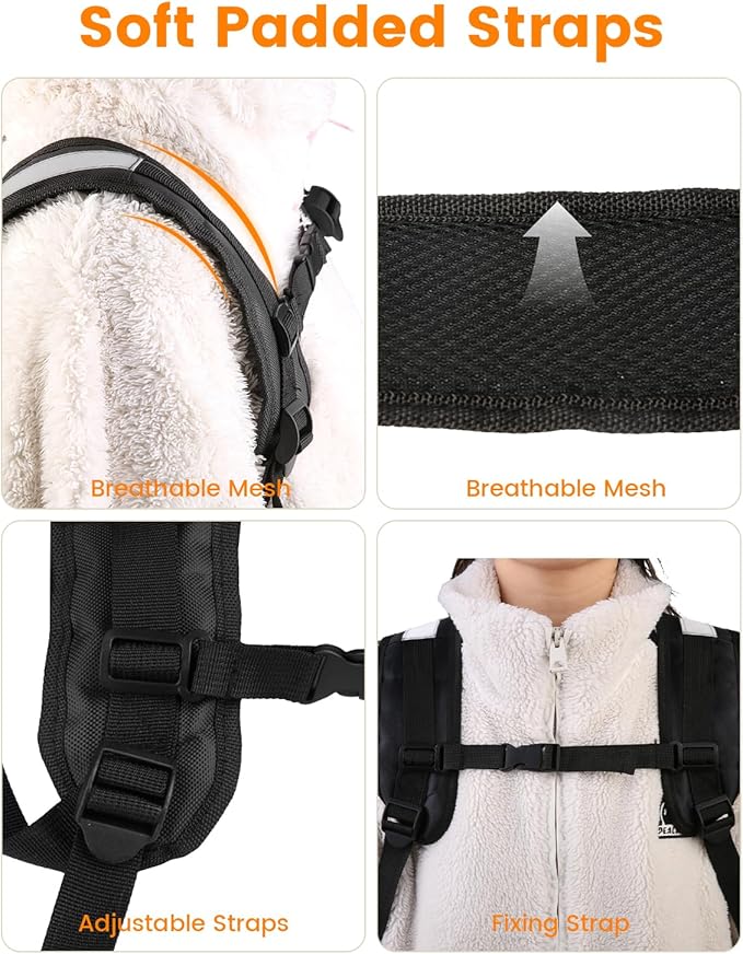 Bodaon Food Delivery Backpack with 2 Base Plates Dual-Layer Insulated Compartments Waterproof Lining Reflective Strip - Pizza Delivery Bag for Bike Couriers Grocery Takeout Food Transport