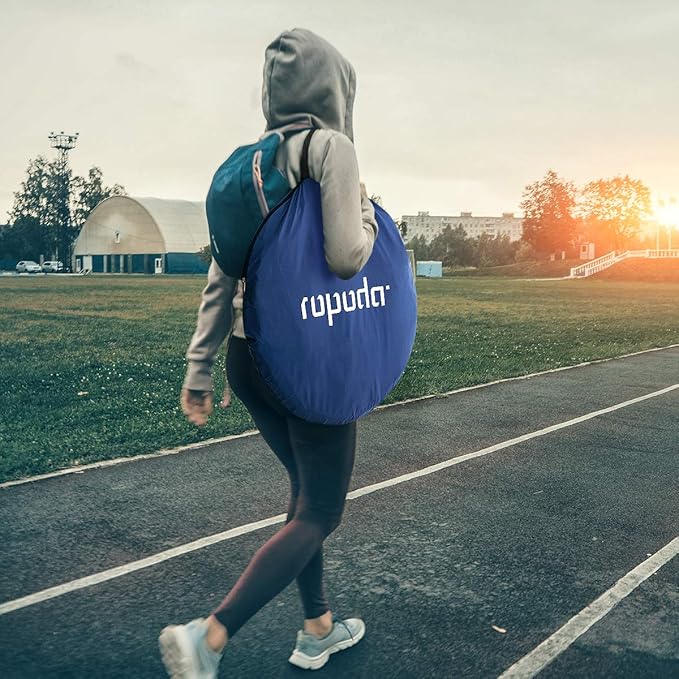 ROPODA Pop Up Tent 83inches x 48inches x 48inches Upgrade Privacy Tent Porta-Potty Tent Includes 1 Removable Bottom 8 Stakes 1 Removable Rain Cover 1 Carrying Bag