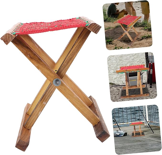 Outdoor Portable Folding Stool for Camping Fishing and Beach Lightweight Compact and Stable Design for and Use Anytime