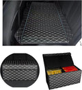 Car Mattress for Volkswagen Golf GTI - Custom FitLeather Heavy-Duty Waterproof Outdoor Back Seat Rest Bed Non Inflatable Storage Box Double-Sided Folding for Volkswagen Golf GTI 2022-2025