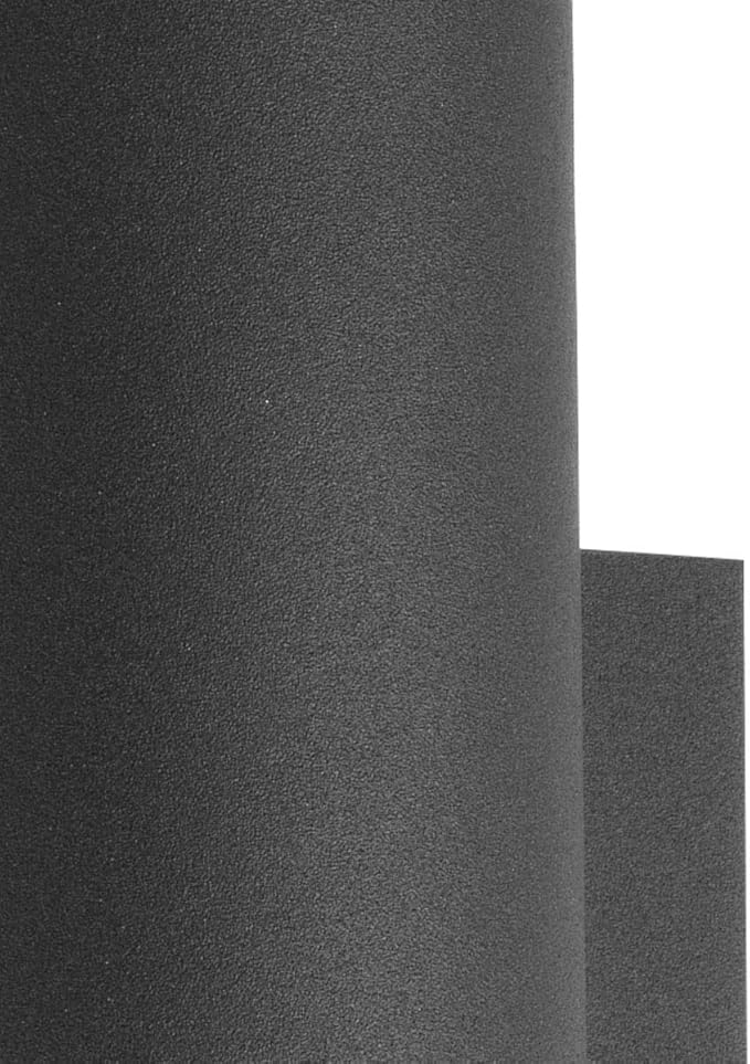 Progress Lighting Z-1030 LED Collection 1-Light Clear Glass Modern Outdoor Medium Wall Lantern Light Textured Black 20.00x5.13x5.13