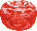 Inflatable Stool Outdoor Round Footrest Footstool with Foot Pump Portable for Patio Travel Camping Beach Vacation Swimming Pool(Rojo)