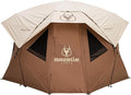 Gazelle Tents™ Backcountry T5 All-Season Hub Tent – Quick 90-Second Setup Heavy-Duty 300D Ripstop Fabric HVAC Port 4-Season Shelter for Overlanding Camping and Basecamp Adventures GBC50WN
