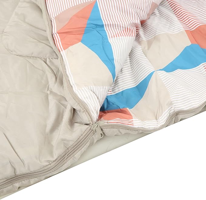 Outdoor Camping Sleeping Bag for Adults Warm Sleeping Bag with Hood Trapezoid Design for Hiking Climbing Lightweight and Portable with Storage Bag Comfortable