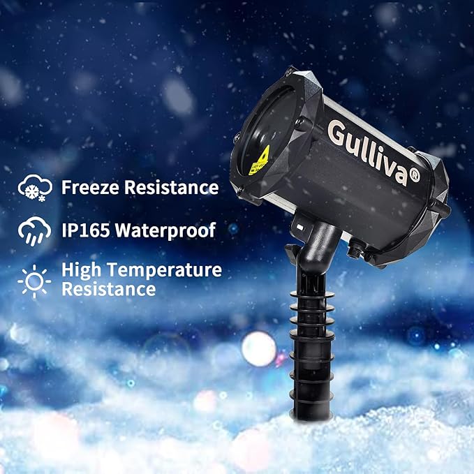 Outdoor Firefly Projector Lights with Blue Aurora LED – Perfect for Garden Yard and Patio Decor | Create Magical Starry Nights for Holidays &amp Events | Waterproof Remote Control
