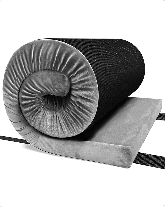 Ferlizer Memory Foam Camping Mattress Pad 3 Portable Roll Up Sleeping Pad for Adults Camping Bed Pads for Sleeping with Waterproof Cover &amp Travel Bag CertiPUR-US