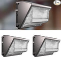 Lightdot 2Pack 200W LED Wall Pack Lights - 30000Lm(150Lm/W) Dusk-to-Dawn (100-277V) 5000K IP65 Outdoor Exterior Lighting Fixture for Warehouse/Parking Lots | 5-Yr Warranty ETL(Height:15~30ft)