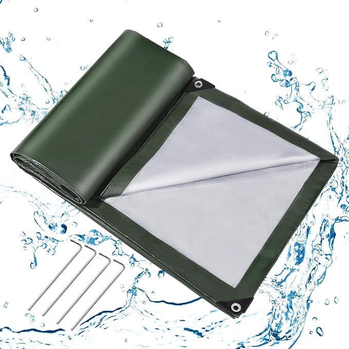 Tent Ground Tarp – Waterproof Thickened Layer Floor Insulation Portable Camping Mat Foldable Outdoor Footprint | Versatile Protection for Beach Setup Car Travel Trips Camping Adventure Sites