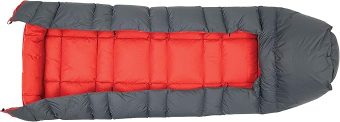 ALPS Mountaineering Pinnacle Quilt - Charcoal/Red