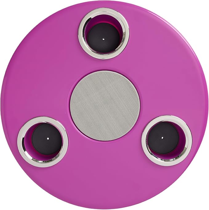Manufacturers' Select ITC Beach Table with Sand Bar Auger Post Durable Beach Accessory Yard Campground Glamping in and Out of The Water. (Magenta Pink 47 Sand Bar)