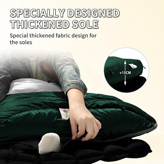 Down Sleeping Bags for Adults Premium 680FP Down Fill Backpacking Sleeping Bag for Cold Weather for Camping Hiking and Traveling Comes with Compression Sack.
