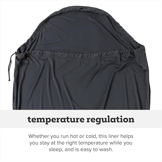 Big Agnes UL Recovery Sleeping Bag Liner - Ultralight Backpacking Gear Celliant Technology Lightweight Compact