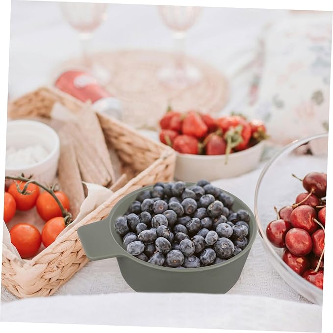 BESPORTBLE Portable Plastic Dinnerware Set Reusable Camping Plates Bowls Serving Platters Small Bowls for Side Dishes Decorative Outdoor Plates for Patio