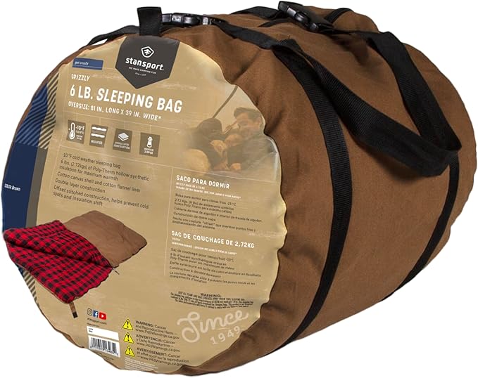 Stansport Cotton Canvas Camping Sleeping Bags